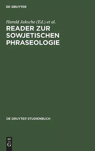 Reader zur sowjetischen Phraseologie cover