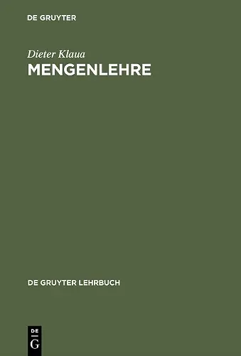 Mengenlehre cover