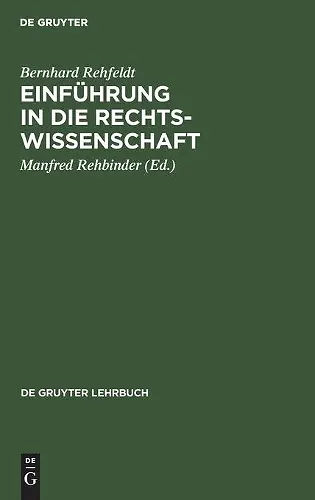 Einführung in die Rechtswissenschaft cover