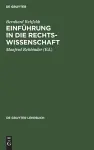 Einführung in die Rechtswissenschaft cover