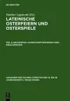 Nachträge. Handschriftenverzeichnis. Bibliographie cover