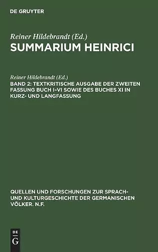 Textkritische Ausgabe der zweiten Fassung Buch I-VI sowie des Buches XI in Kurz- und Langfassung cover
