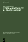 Vertrauensschutz im Prozeßrecht cover