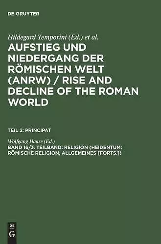 Religion (Heidentum: Römische Religion, Allgemeines [Forts.]) cover