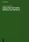 Analysis of Non-Metals in Metals cover