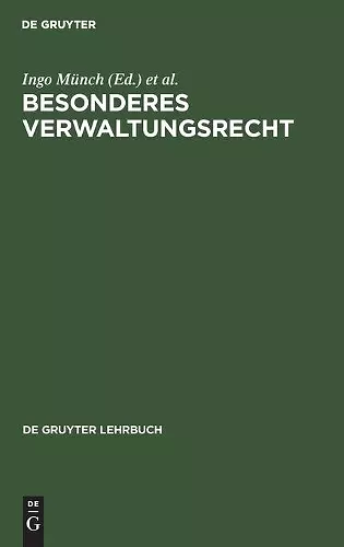 Besonderes Verwaltungsrecht cover