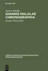 Ioannis Malalae Chronographia cover