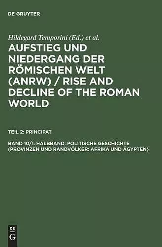 Politische Geschichte (Provinzen Und Randvölker: Afrika Und Ägypten) cover