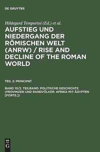 Politische Geschichte (Provinzen Und Randvolker cover