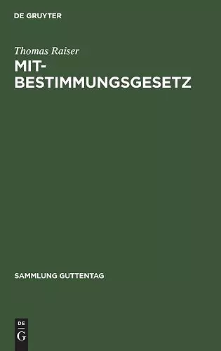 Mitbestimmungsgesetz cover