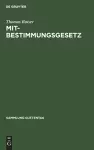 Mitbestimmungsgesetz cover