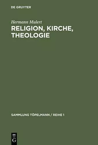 Religion, Kirche, Theologie cover