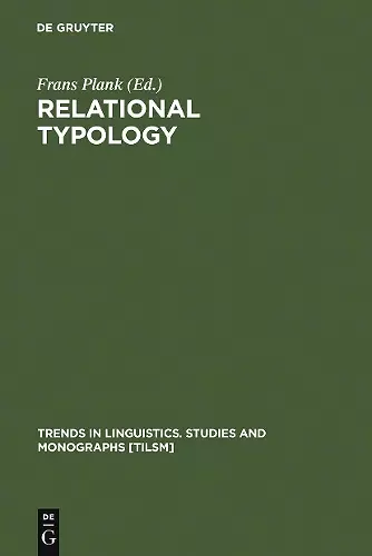 Relational Typology cover