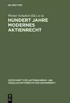 Hundert Jahre Modernes Aktienrecht cover