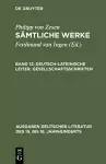 Deutsch-lateinische Leiter. Gesellschaftsschriften cover