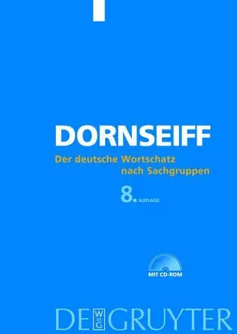 Der Deutsche Wortschatz Nach Sachgruppen cover