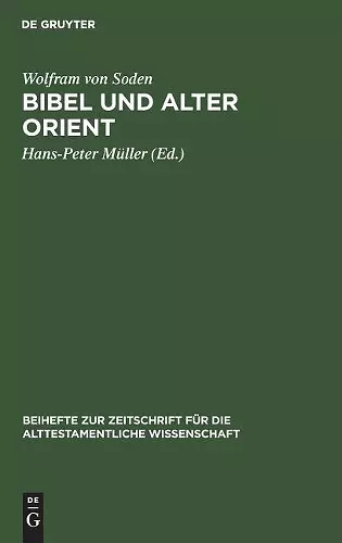 Bibel und Alter Orient cover