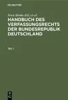 Handbuch des Verfassungsrechts der Bundesrepublik Deutschland cover