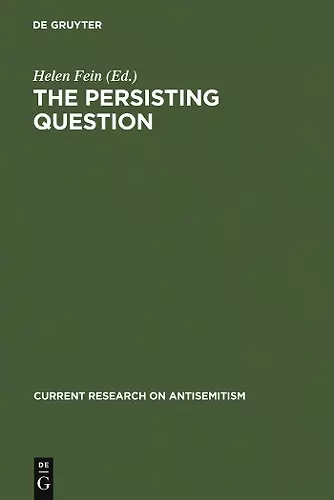 The Persisting Question cover