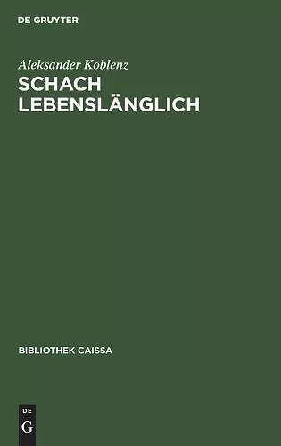 Schach lebenslänglich cover