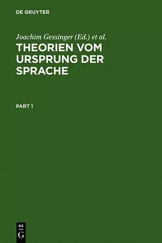 Theorien vom Ursprung der Sprache cover