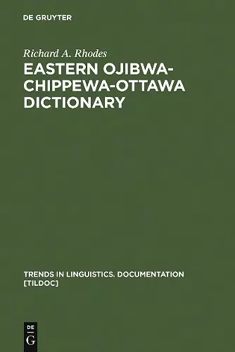 Eastern Ojibwa-Chippewa-Ottawa Dictionary cover