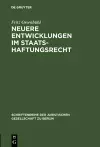 Neuere Entwicklungen im Staatshaftungsrecht cover