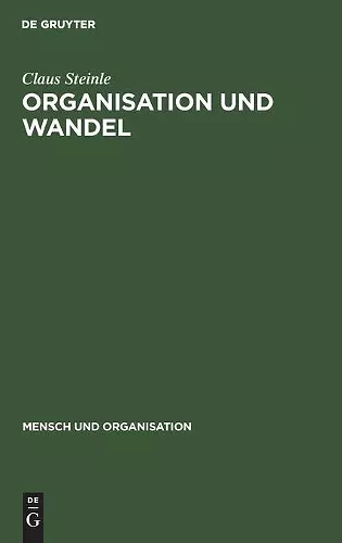 Organisation Und Wandel cover