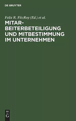 Mitarbeiterbeteiligung und Mitbestimmung im Unternehmen cover