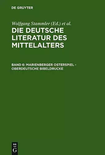 Marienberger Osterspiel - Oberdeutsche Bibeldrucke cover