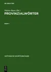 Provinzialwörter cover