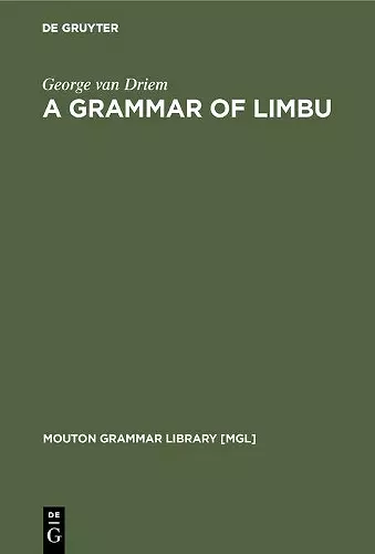 A Grammar of Limbu cover