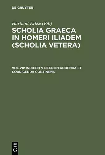 Indicem V Necnon Addenda Et Corrigenda Continens cover