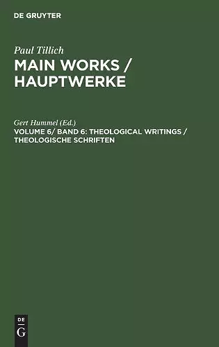 Theological Writings / Theologische Schriften cover