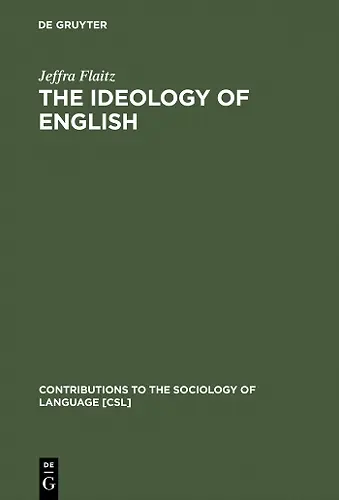 The Ideology of English cover