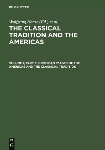 European Images of the Americas and the Classical Tradition cover