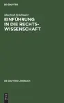 Einführung in die Rechtswissenschaft cover