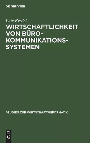 Wirtschaftlichkeit von Bürokommunikationssystemen cover