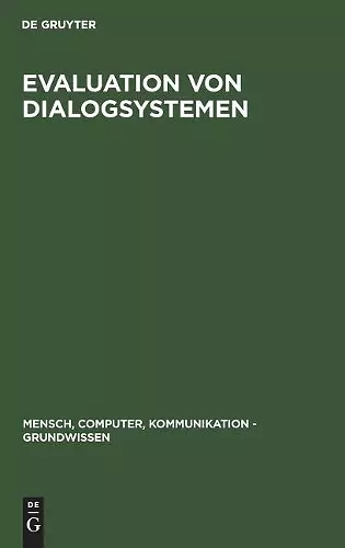 Evaluation von Dialogsystemen cover