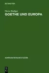 Goethe und Europa cover