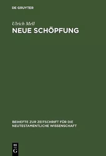 Neue Schöpfung cover