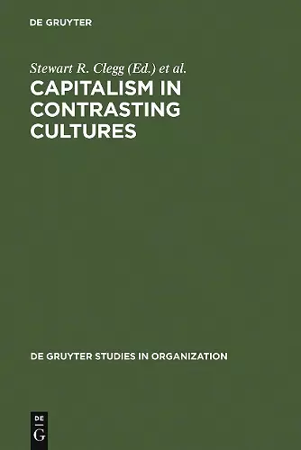 Capitalism in Contrasting Cultures cover
