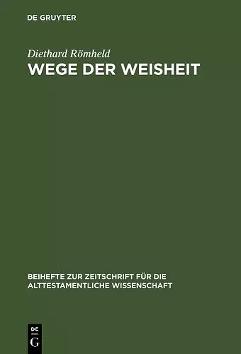 Wege der Weisheit cover