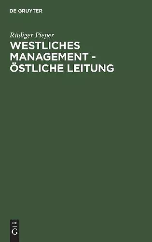 Westliches Management - östliche Leitung cover