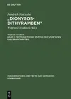 "Dionysos-Dithyramben" cover