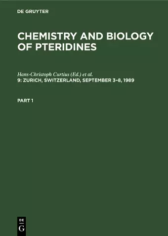 Zurich, Switzerland, September 3–8, 1989 cover