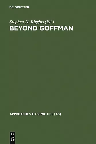 Beyond Goffman cover