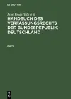 Handbuch des Verfassungsrechts der Bundesrepublik Deutschland cover