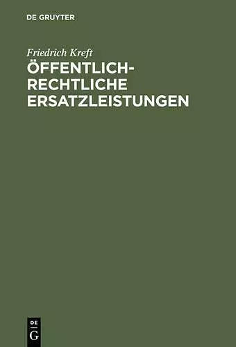 Öffentlich-rechtliche Ersatzleistungen cover