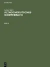Althochdeutsches Wörterbuch cover